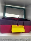 Vintage Starplast Cosmetic Organizer Case 80s-90s Makeup  Box W  mirror Israel