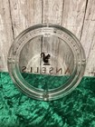 Rare Vintage Glass Ansells Ale Lager Beer Pub 5 3 4    Diameter Ashtray-france