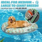 Dog Pool Float Inflatable Raft For Large Dogs Up To 180lb Foldable   Heavy Duty