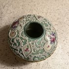 Hair Receiver Vintage  Hand Painted Porcelain  Not Marked