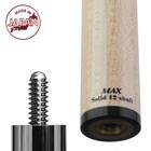 Adam Solid 12 Max Cue Shaft  14-joint  Plain Black