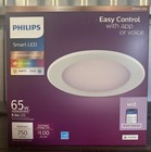 Philips Smart  Led Lighting Wiz Color Led Recessed  Downlight 65w Lof Of 4 New