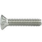 1 4-20 Slotted Oval Head Countersunk Machine Screw Stainless Steel 18-8 All Size