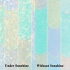Decorative Privacy Window Film 3d Etched Glass Door Cling Self-static Window    