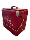 Vintage Coca Cola Metal Cooler - 1950 s Collectible Piece - Heavily Distressed