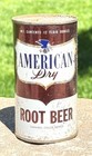  very Rare R0  American Dry Root Beer Flat Top Soda Can-pre Zip Code