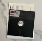 Atari Master Diskette Floppy With Rare Atari Registration Card 1983 Collectible
