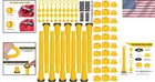 10 Yellow Flexible Pour Nozzles  Gas Can Spout Replacement