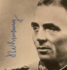 Wwii German General Carl Rodenburg Knights Cross Signed Photo