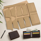 Leather Wallet Template Paper Stencil Diy Pattern Sewing Leathercraft Cutting Gu