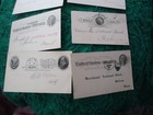 Lot Of 12 Vintage 1890 s Helena Montana Bank Cards  Fs