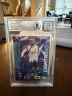2020-21 Lucas Moura Hand Signed Panini Epl Beckett Witnessed Autograph Grade 10