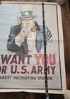 1975 I Want You For Us Army Uncle Sam  Recruitment Poster James Montgomery Flagg