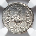 Roman Imperatorial Mark Antony Legionary Mint Greece 32 Bc Ngc Ancient Coin D385