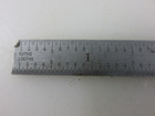 Starrett No  C316r Grad   12  Tempered Flexible Steel Rule Satin Chrome