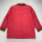 Vtg Ll Bean Chore Barn Coat Womens Xl Workwear Corduroy Red Pink Lined Country