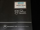 Motorola Micor Silid State Fm Two-way Mobile Radio 25-50 Mhz Instruction Manual