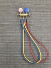 Yellow Jacket Hvac Manifold Gauge Set     R12 R22 R502     Brass Body     Free Shpping
