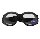 Titus Clear Motorcycle Atv Riding Goggles Silver Chrome Lenses Lens Premium