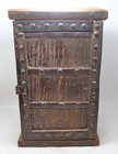 Antique Wooden Mini Storage Cabinet Original Old Fine Hand Crafted