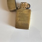 Brass Color Flip-top Pocket Lighter Engraved Text 666 Pentagram Design