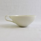 Vtg Eva Zeisel Castleton Museum White Wide Flat Cup