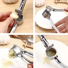 Garlic Press Crusher Heavy Duty Kitchen Tool Easy Squeeze Mincer For Garlic Ging