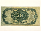 Series Of 1875 United States 50   50 Cent Fractional Currency Note Fifth Issue