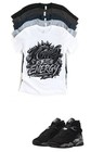 Custom Printed Shirt To Match Jordan Retro 8 Basketball Chrome Og Sneaker Tshirt