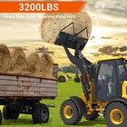 46  3200lbs Tractor Skid Steer Quick Tach Pallet Forks Attachmemt Universal Us