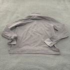 Nike Running Quarter Zip Pullover Womens Size M Dri-fit Gray Thumbholes