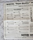 Antique Vintage Advertising Brochure Marvel Violet Ray Electrodes Mini Poster