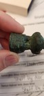 Antique Burmese Bronze Bird Duck Opium Weight 98g 2-1 4    Tall