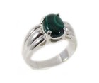 18thc Antique 2  ct Malachite sterling Ring  Ancient Roman Venus Juno Anti-evil