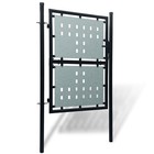 Black Single Door Fence Gate 39 4x49 2