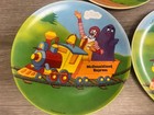 Vintage Lot Of  3  1985 Mcdonalds Ronald Mcdonald Plastic Collectors Plates New 