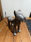 Vtg African Benin Kingdom Bronze Leopard Statue Figure Nigeria Africa