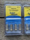  pack Of 8  - 5053-50-ss Teejet Brass Tip Strainers Ss 50 Mesh Screen