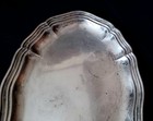 Antique Vtg Wilhelm Binder  835 Silver Tray Scalloped Germany 8x5 75 Inches 89gr