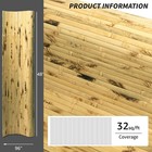 Natural Bamboo Wall Panel For Interior Wall Decor