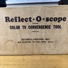 Setchell-carlson Color Tv Reflect-o-scope Convergence Tool In Box 1963 - Rare  