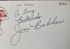 Jim Bakken Personally Autographed Signed Nfl Card Cardinals Rams Freeship