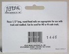 Atlas  2540 Train Track Nails  Ho   N Scale 500 Pack Fastener Pin Black Atl2540
