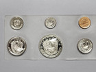 1973 Panama Proof Set Large Silver Coin Box  Minted By The Us Mint