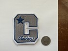 Dallas Cowboys Vintage Embroidered- Iron On Patch 3    X 2 5   