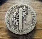 1916-p Mercury Dime - Actual Silver Coin Shown - Free Shipping   Tracking Inv105