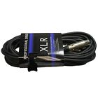 2pack 15 Ft Foot High Quality 20 Ga Gauge Xlr Male To Female Mic Cable Dmx Cord