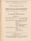 Wilhelm Furtw  ngler  piano   Barylli Vienna Philharmonic Orchestra 29 1 1950