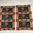Set Of 6 Christmas Holiday Tapestry Placemats Stocking Toys 18 5 X 11 5    Vintage