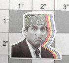 Prison Mike Michael Scott The Office Vinyl Decal Sticker For Tumblers Laptops